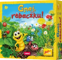 Gra planszowa dla dzieci - Gnaj, robaczku! - weź udział w wyścigu dżdżownic
