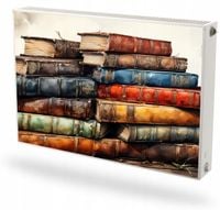 Mata magnetyczna magnes na grzejnik Fototapeta na wymiar STOS KSIĄŻEK