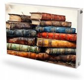 Mata magnetyczna magnes na grzejnik Fototapeta na wymiar STOS KSIĄŻEK