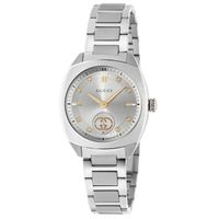 Zegarek Damski Gucci YA142510 Srebrzysty