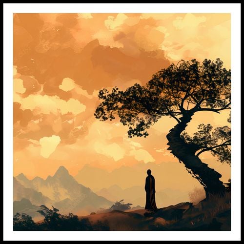 Plakat 100x100cm Zen na Arena.pl