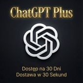 ChatGPT Plus 30 dni od OpenAI - PREMIUM