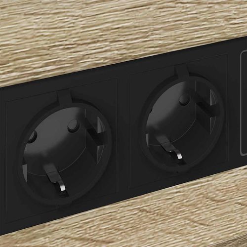 Szafka Nocna dąb sonoma 40 x 31 x 60 cm Materiał drewnopochodny na Arena.pl