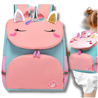 plecak dla przedszkolaka na wycieczki dziecięcy lekki przewiewny jednorożec