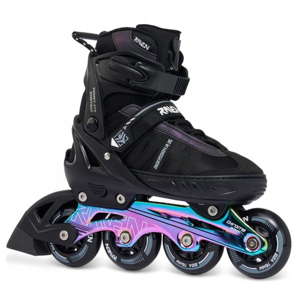Rolki Raven Profession PLUS Black Neo Chrome 35-39 zdjęcie 1