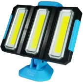 LAMPA HALOGENOWA AKUMULATOROWA REGULOWNA 3x7W LED 1500 LM