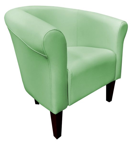 Fotel Milo D7 seledynowy nogi 20 venge zdjęcie 1