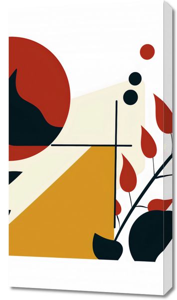 Obraz 50x90cm Ogień i Flora zdjęcie 1
