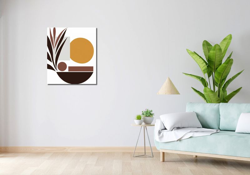 Obraz 60x70cm Stylizacja Roślin zdjęcie 2