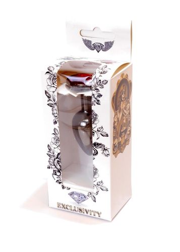 Plug-Jewellery Dark Silver PLUG- Red na Arena.pl