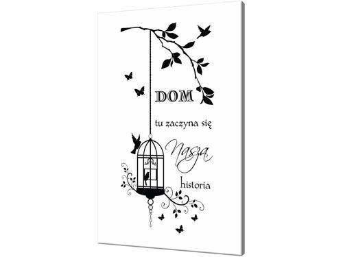Dom nasza historia80x120cm na Arena.pl