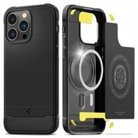 SPIGEN RUGGED ARMOR MAGFIT IPHONE 15 PRO MAX MATTE BLACK