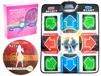 DANCE MATA TANECZNA DO TAŃCZENIA TAŃCA PC USB DO KOMPUTERA +GRA STEPMANIA