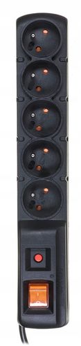 ACAR F5 listwa przeciwprzepięciowa 5 gniazd 1,5m na Arena.pl