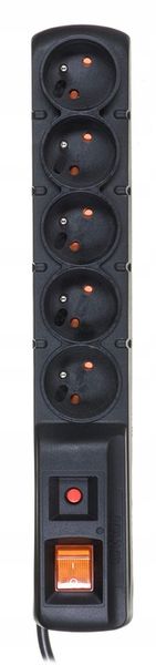 ACAR F5 listwa przeciwprzepięciowa 5 gniazd 1,5m zdjęcie 3