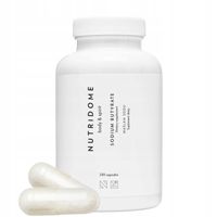 NUTRIDOME Maślan sodu duże opakowanie 180szt 620mg jelita flora bakteryjna
