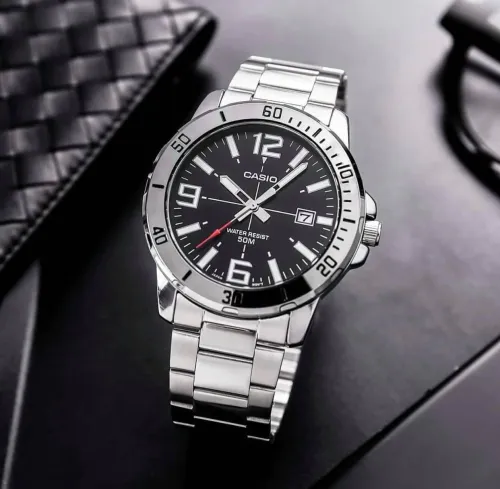 ZEGAREK MĘSKI CASIO MTP-VD01D-1BV + BOX na Arena.pl