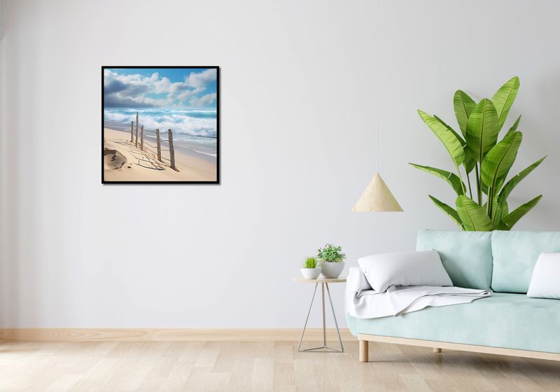 Plakat 70x70cm Szepty Oceanu zdjęcie 4