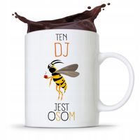 Dla Dja Muzyka Kubek Ten Dj Jest Osom Prezent Z Nadrukiem Ze Zdjęciem