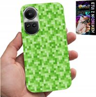 ETUI DO OPPO RENO10 PRO 5G - WZORY Z GIER Z GRY PIKSEL PIKSELE PLECKI