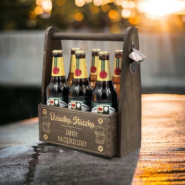 NOSIDŁO NA PIWO +OTWIERACZ PREZENT CHŁOPAKA FACETA zdjęcie 10