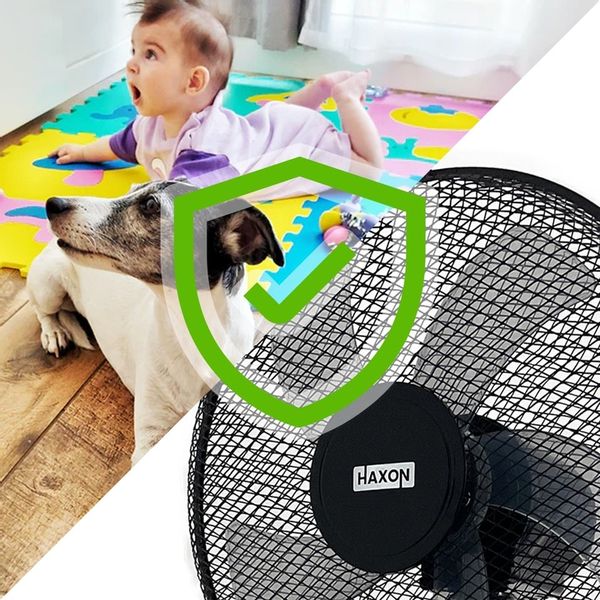 Wentylator podłogowy HAXON DAX wiatrak stojący 5 łopatek timer + pilot zdjęcie 7
