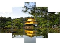 105CM 150CM OBRAZ 5 ELEM ZŁOTY DOMEK MITH HUANG DRUK