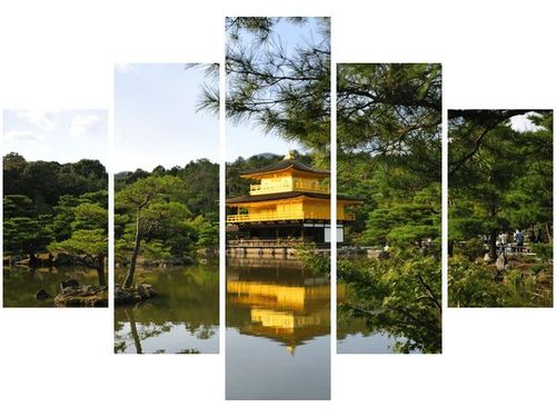 105CM 150CM OBRAZ 5 ELEM ZŁOTY DOMEK MITH HUANG DRUK na Arena.pl