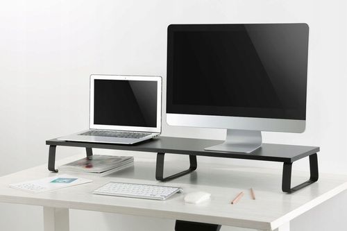 MOZOS DUAL RISER S PODSTAWA PÓŁKA POD DWA MONITORY KOMPUTER LAPTOP UCHWYT na Arena.pl