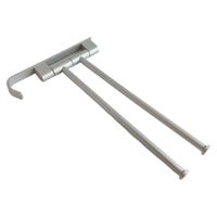 Wieszak haczyk składany aluminiowy naścienny