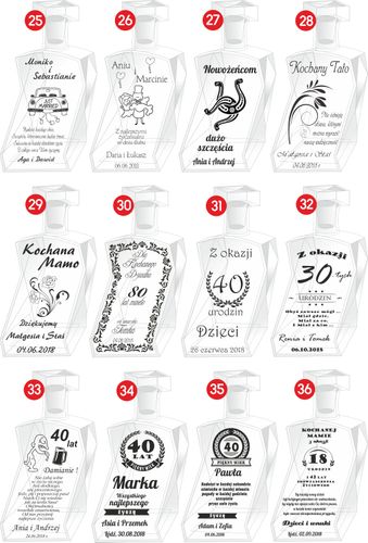 Karafka Podziękowanie dla Taty Brata Świadkowi na Arena.pl