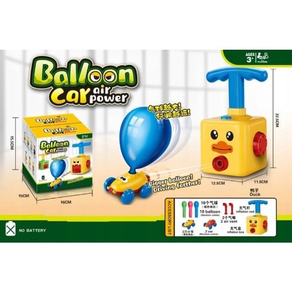 Pojazd Wyrzutnia z napędem balonowym - MAŁY DUCK zdjęcie 6