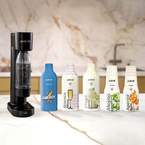 Zestaw PushAir Saturator + Nabój CO2 + Butelka 0,7 + Butelka 0,5 + 2 na Arena.pl