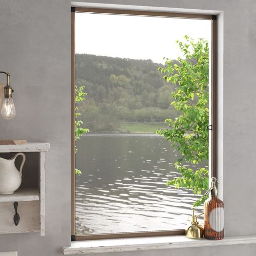 Moskitiera okienna, brązowa,90x120 cm na Arena.pl