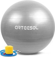 PIŁKA GIMNASTYCZNA REHABILITACYJNA TRENING FITNESS ZESTAW Z POMPKĄ 55CM