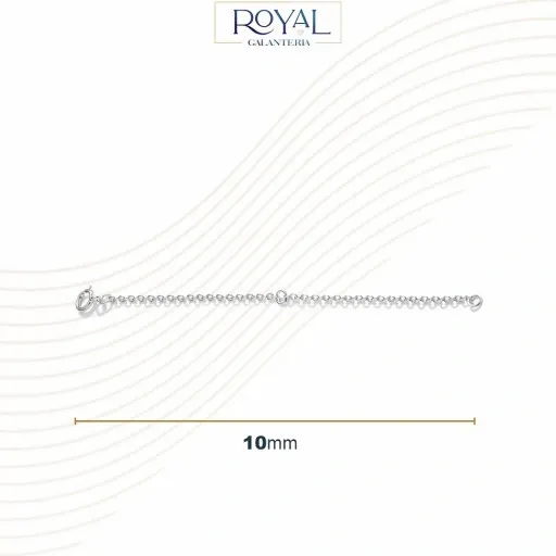 Przedłużka do łańcuszka bransoletki SREBRNA 10cm SREBRO pr 925 UNIWERSALNA zdjęcie 8