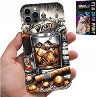 ETUI DO IPHONE 13 PRO MAX - WHISKY CYGARO WZORY DLA MĘŻCZYZN PLECKI