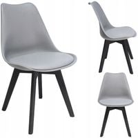 krzesło oslo szare + czarne nogi ( nowy nowy kod)