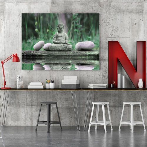 Obraz na płótnie - Canvas, Budda nad wodą 2 60x40 na Arena.pl