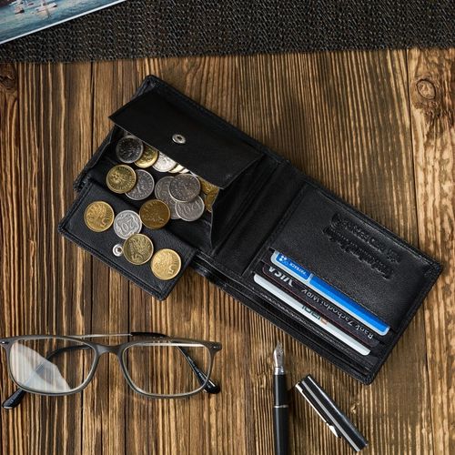 zestaw prezentowy dla niego portfel męski skórzany t-67 i etui na karty na Arena.pl