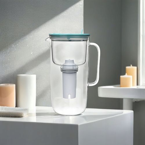 Szklany dzbanek filtrujący Sonata Niebieski + 6 wkładów UniX na Arena.pl