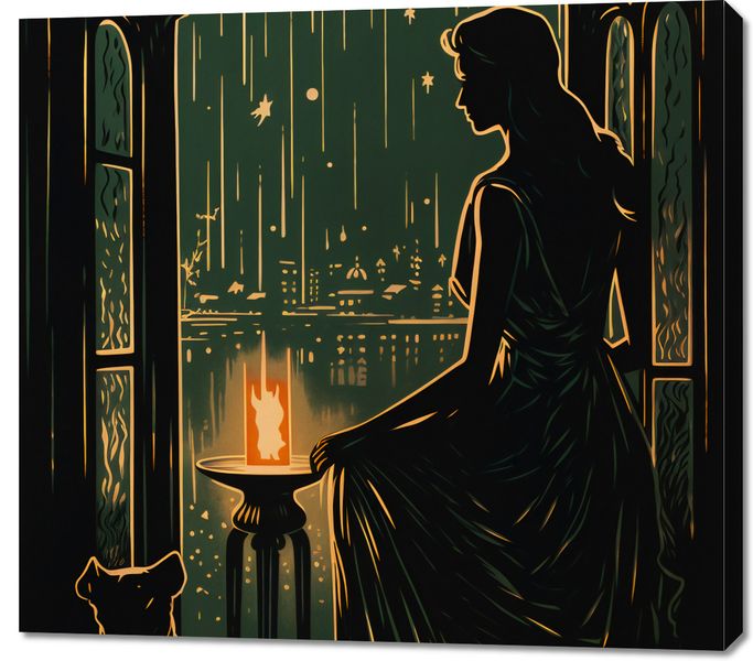 Obraz 100x90cm Nocne Szeptanie zdjęcie 1