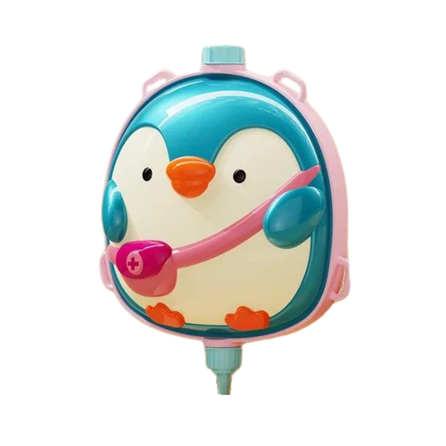 Pistolet Na Wodę Z Plecakiem Pingwin Duży Zbiornik Regulowany Pistolet 302Y na Arena.pl