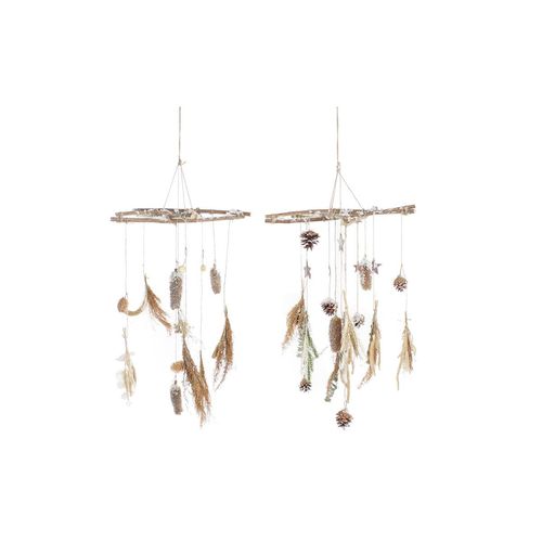 ozdoby świąteczne DKD Home Decor Drewno (2 Sztuk) (41 x 41 x 40 cm) na Arena.pl