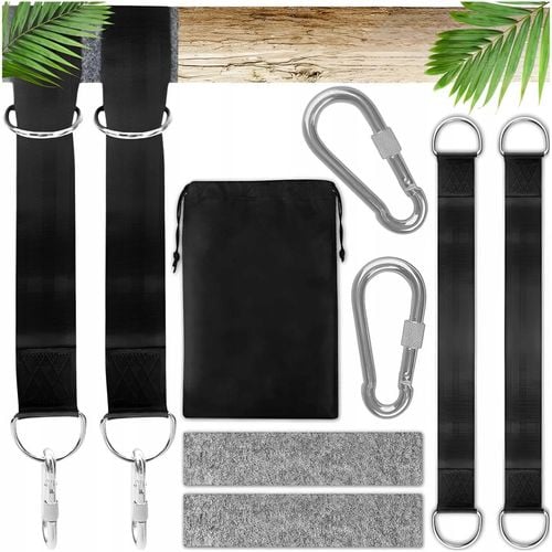 PASY DO HAMAKA MOCOWANIE DO HUŚTAWKI ZESTAW LINKI TAŚMY OSŁONY na Arena.pl