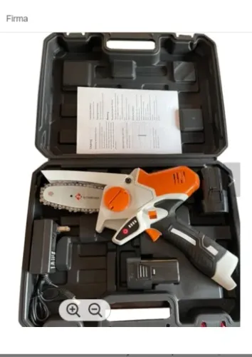 Piła pilarka łańcuchowa 4 cale +2 akumulatory na Arena.pl