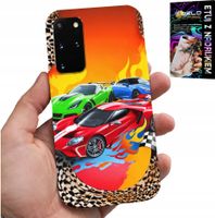 ETUI DO SAMSUNG GALAXY S20 PLUS - DLA DZIECI, SAMOCHODY WYŚCIGOWE + FOLIA