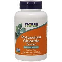 NOW FOODS Potassium Chloride - Chlorek Potasu (227 g)