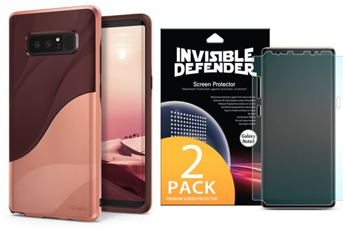ETUI RINGKE WAVE GALAXY NOTE 8 + FOLIA CAŁY EKRAN na Arena.pl