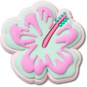 Przypinka Crocs Jibbitz Pin Do Butów Crocs Turquoise and Pink Hibiscus